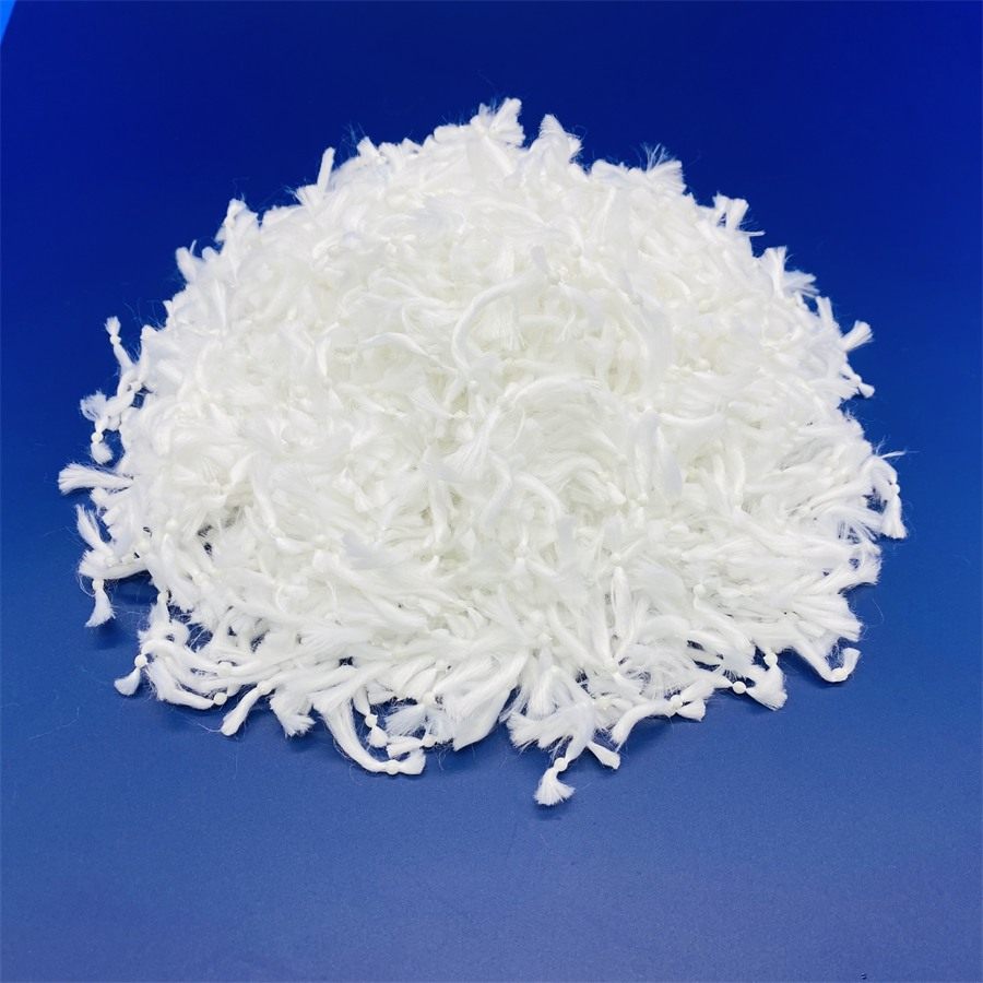 Comet fiber filter media — white fiber bundle product