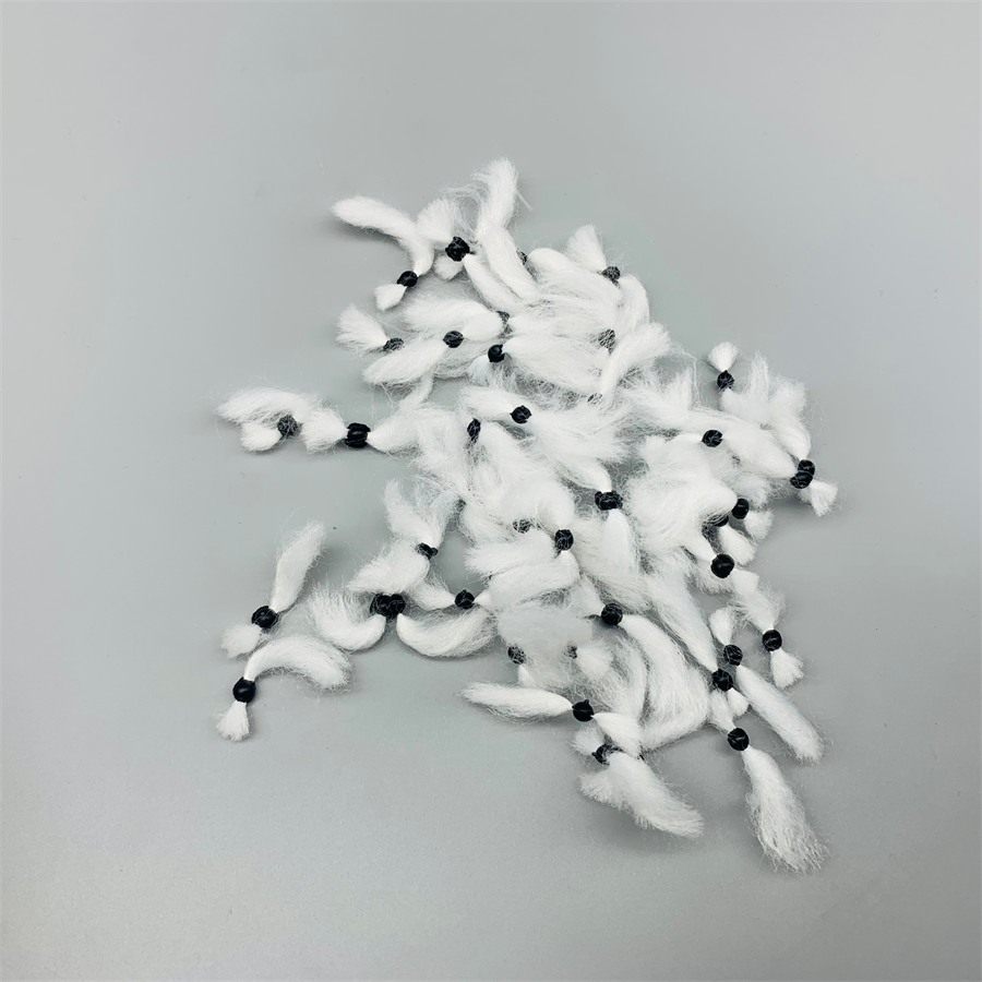 Comet fiber filter media — individual comet elements