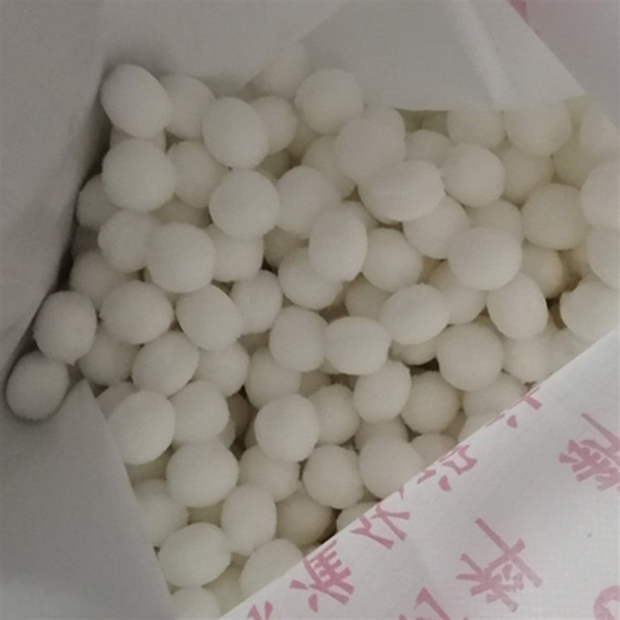 Fiber ball filter media