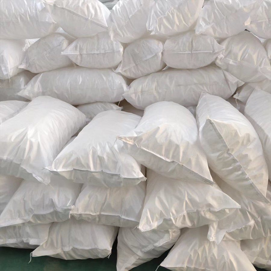 Multi-faceted hollow balls stacked in the factory